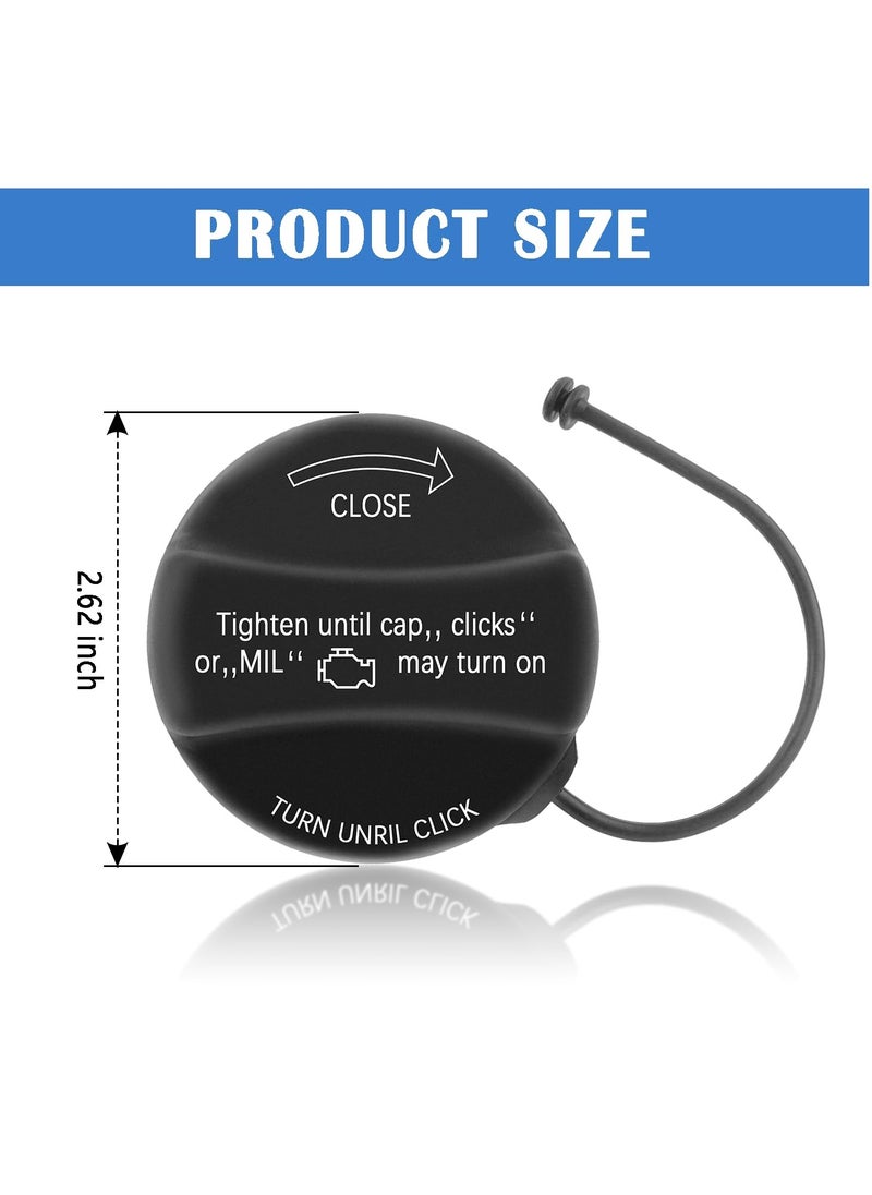 SYOSI - Fuel Tank Filler Cap,Gas Cap Compatible With BMW E39 E46 E60 E90 E92-128i 320i 325i 328i 328xi 330i 330xi 335i 525i 528i 530i 535i 750i X1 X3 X5 Z4 M3 Mini Cooper, Replace 16117222391, 10844, 31848 - Image 1