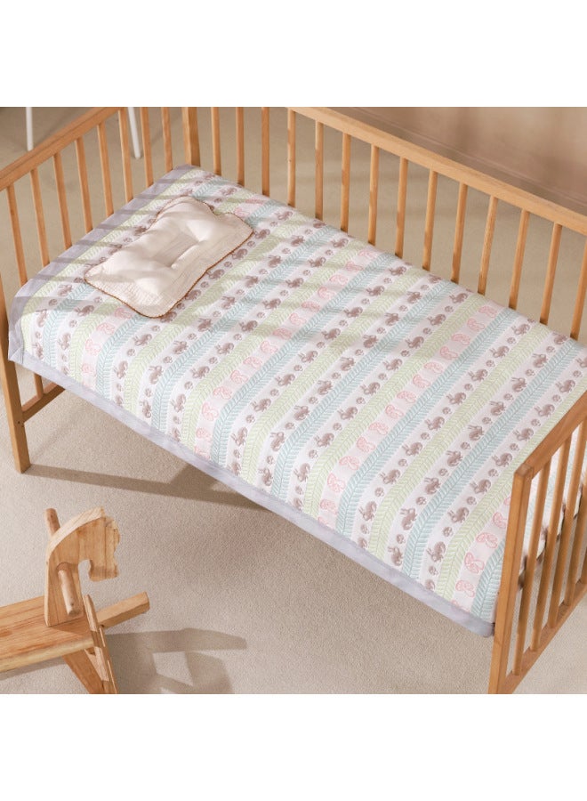 Baby Summer Mat Class A Maternal And Infant Grade Pure Cotton Gauze Crib Soft Mat Summer Sweat-absorbent Breathable Kindergarten Soft Summer Mat