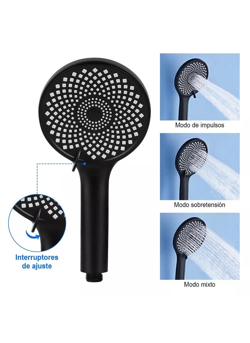 Gonice - 30cm Square Telephone Watering Can+2m Tube,3 Shower Modes - Image 1