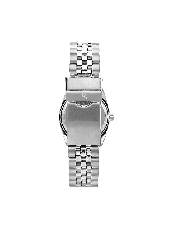 B&G Women's Silver Round Analog Dial with Silver Stainless Steel Band Watch - 31mm - R3853241520 - Image 4