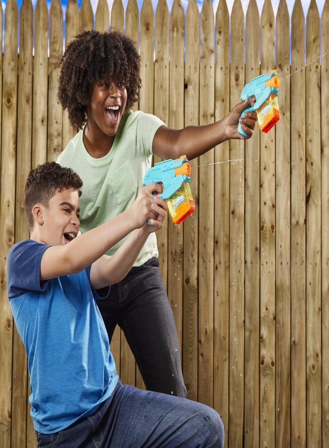 SUPER SOAKER Nerf Super Soaker Mini Dunk-Fill Funpack | 4 Water Blasters | Easy Instant Fill Tanks, Just Dunk & Go | 3.4 Fluid Ounce Tanks | Water Toys for Ages 6+ - Image 5