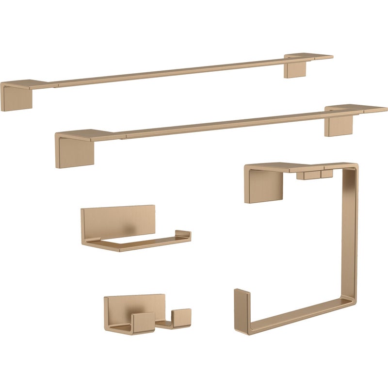 Liberty Hardware Delta 77746-CZ Vero Towel Ring, 2.92 x 6.5 x 6.5 Inches, Champagne Bronze  - Image 4