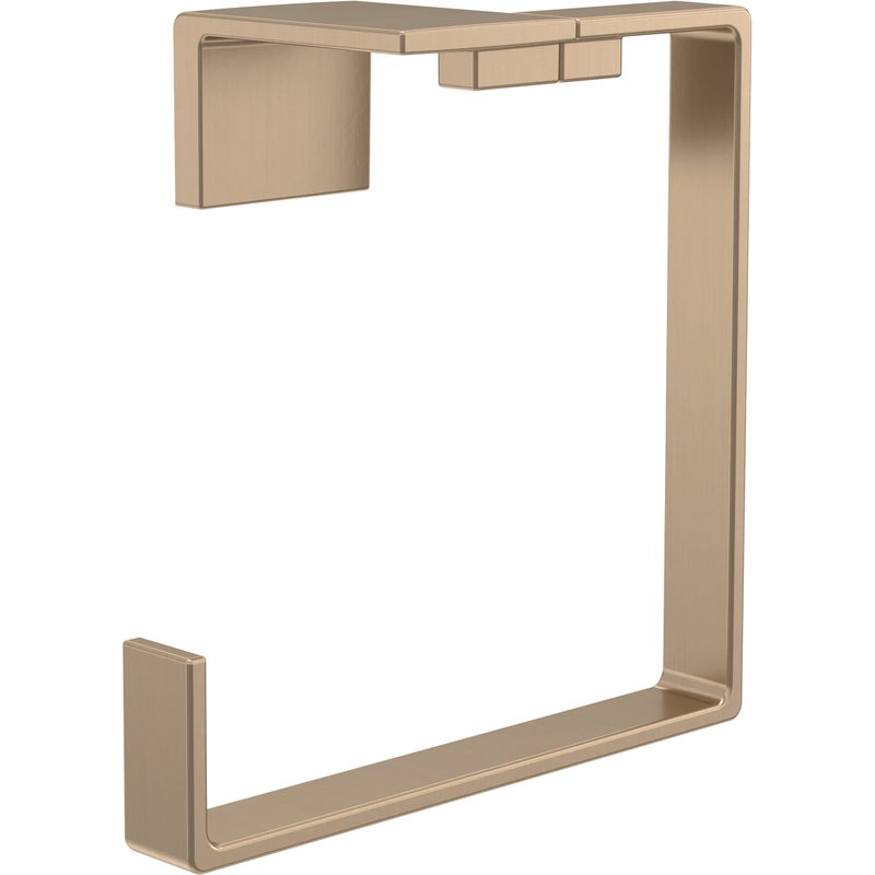 Liberty Hardware Delta 77746-CZ Vero Towel Ring, 2.92 x 6.5 x 6.5 Inches, Champagne Bronze  - Image 1