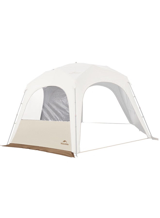 Naturehike Naturehike Hexagonal Cloud Realm Self-standing Tant Opening Dome Tent Titanium Black Outdoor Camping Large Space With Door Curtain