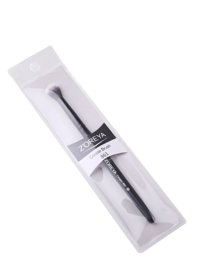 NIBEMINENT Long Handle Eyeshadow Crease Makeup Brush Black - Image 2