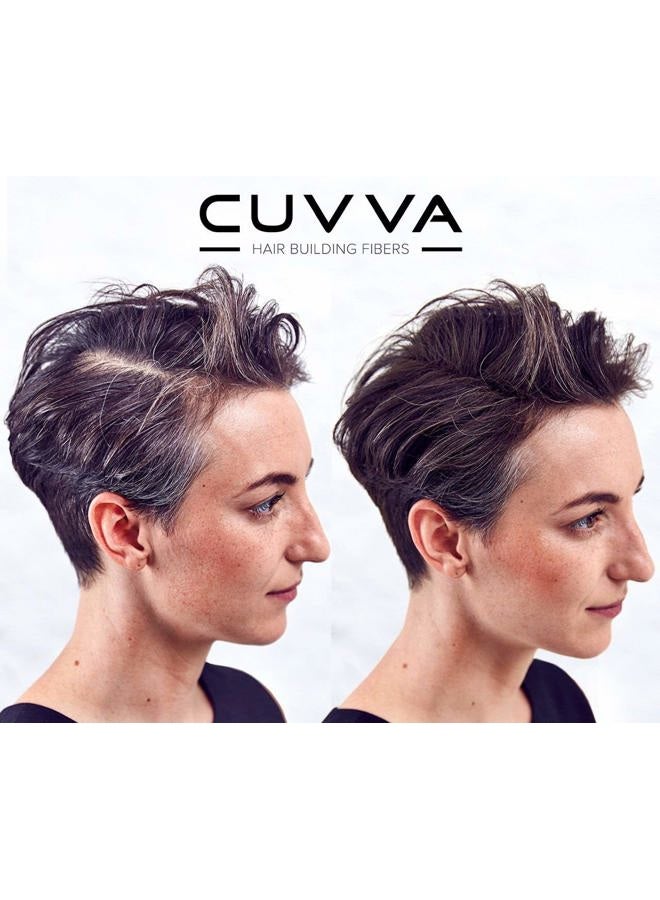 CUVVA Hair Fibers for Thinning Hair (DARK BROWN) - Keratin Hair Building Fiber Hair Loss Concealer - Thicker Hair in 15 Seconds - 25g/0.87oz Bottle - For Men & Women - Image 5