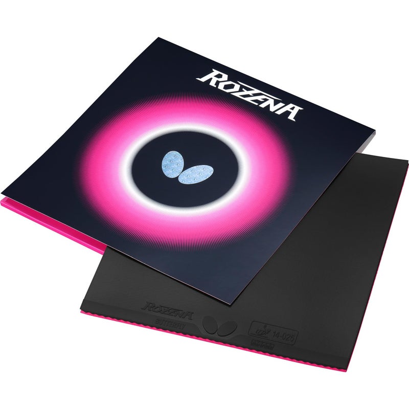 BUTTERFLY مطاط تنس الطاولة ROZENA (أسود) - Image 2