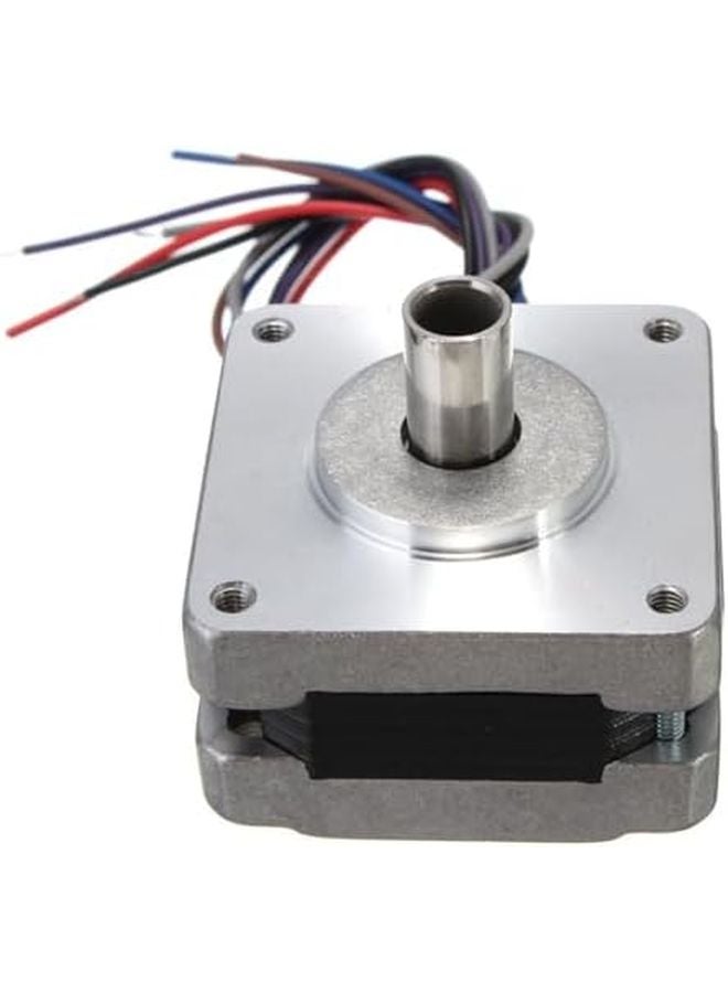 محرك خطوي Nema 17، 1.8 درجة، 4 مراحل، 5 أسلاك، عمود مجوف 8 مم، 39x39x22 مم، هجين، آلة CNC - Image 2