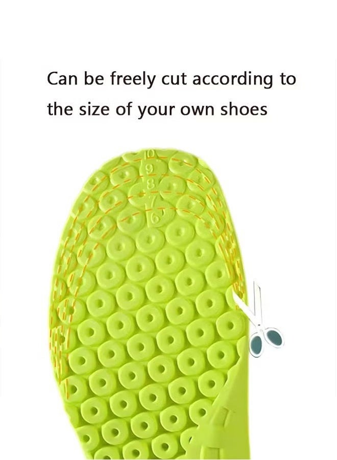 1 Pair of Breathable Sports Shoe Insole, Providing Excellent Shock Absorption and Cushioning for Feet Relief, Trimmable Size Comfortable Insoles for Men and Women for Everyday Use  - Image 4