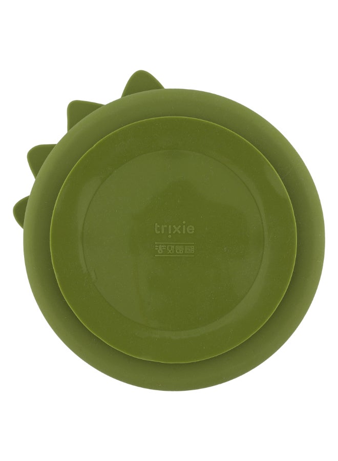 Trixie Silicone Divided Plate With Suction - Mr. Dino - Image 2