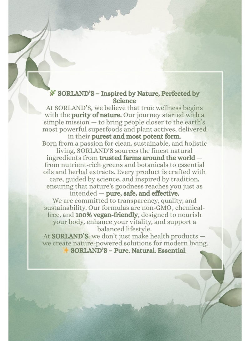 Sorland's Premium Fenugreek Extract – 60 Vegan Capsules | 100% Pure & Natural | Non-GMO | Supports Digestion, Energy, Vitality & Hormonal Balance | Free from Additives & Preservatives - Image 4