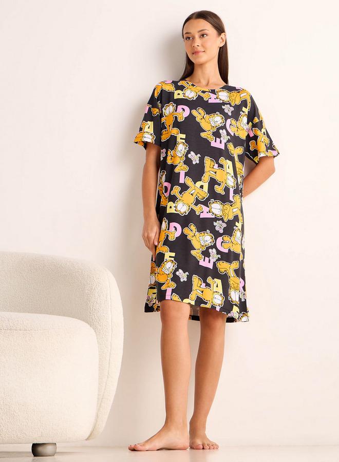 سبلاش فيڤ قميص نوم بطبعة غارفيلد كاملة - Image 2