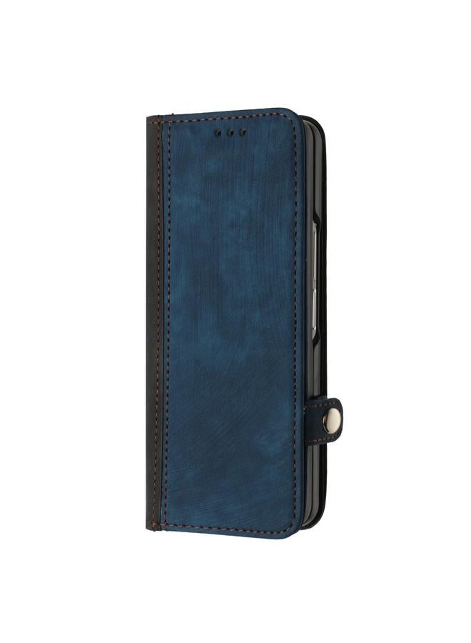 اس-توب جراب لهاتف Samsung Galaxy Z Fold 4 5G جراب هاتف جلدي مزدوج الطي مع مشبك جانبي - Image 2