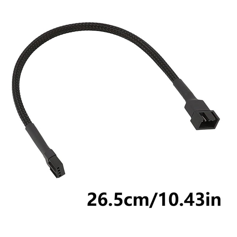 1 To 3 CPU Fan Splitter 4 Pin Adapter Power Extension Cable For PC Computer Cooling - Image 5