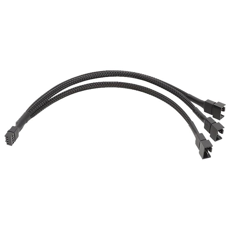 1 To 3 CPU Fan Splitter 4 Pin Adapter Power Extension Cable For PC Computer Cooling - Image 1