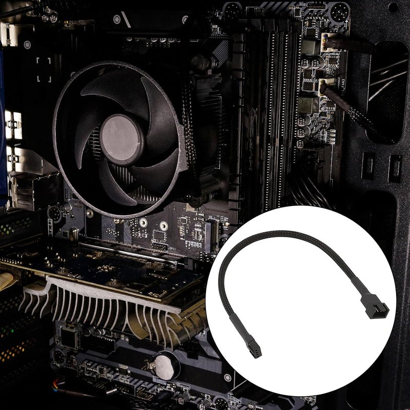 1 To 3 CPU Fan Splitter 4 Pin Adapter Power Extension Cable For PC Computer Cooling - Image 4