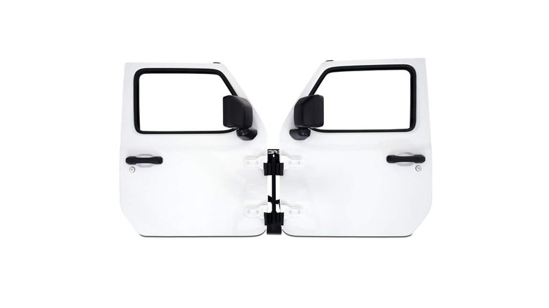 Body Armor 5145 1997-2021 Jeep Wrangler Door Storage Bar, Black - Image 4