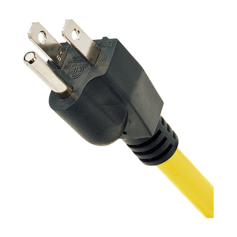 Tripp Lite Eaton TLM812SA Heavy Duty Power Strip with Surge Protection, 8 Outlets, 1500 Joules, Yellow Metal Housing, 12ft Cord, Keyhole Mounting Slots, Cord Wrap, Industrial Garage Work Shop Bench - Image 3