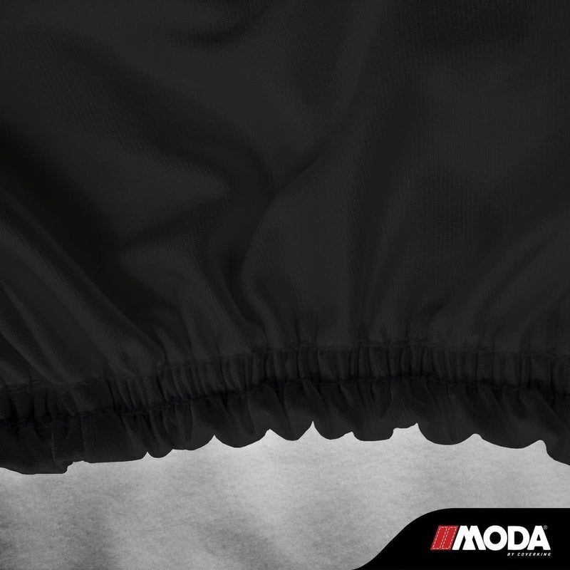 MODA Stretch Black Indoor Car Cover for C7 Corvette (2014-2019) with C7 Logo, Includes Storage Bag - Image 3