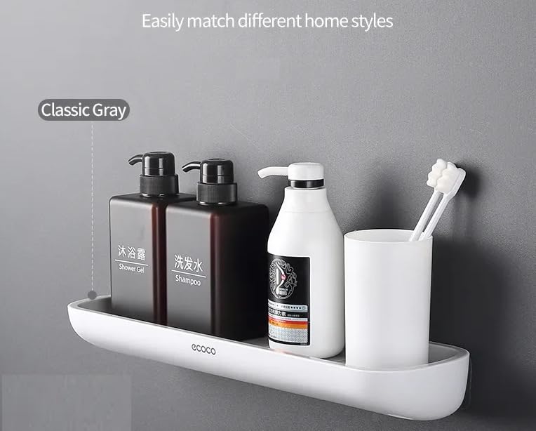 ONPRIX Onprix Wall Mounted Self Adhesive Bathroom Storage Shelves Rack Shower Shelf Toilet Organizer Bathroom Furniture Accessories  - Image 5