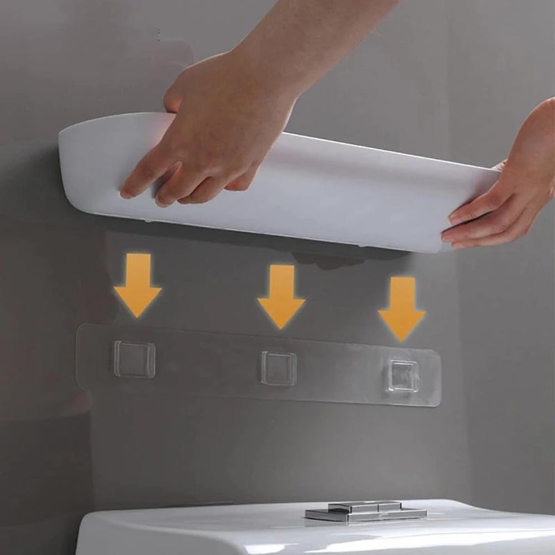 ONPRIX Onprix Wall Mounted Self Adhesive Bathroom Storage Shelves Rack Shower Shelf Toilet Organizer Bathroom Furniture Accessories  - Image 2