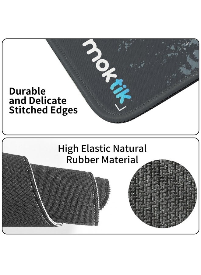 moktik Gaming Mouse Pad Large [300 x 800 mm] Anti-Slip - Waterproof - forest Design.  - Image 3