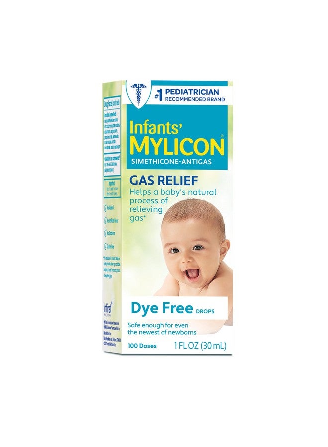 MYLICON Infants Gas Relief Drops for Infants and Babies, Dye Free Formula, 1 Fluid Ounce - Image 1