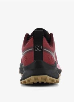 SJ Women's Panelled Lace-Up Low Ankle Sneakers  - Image 3