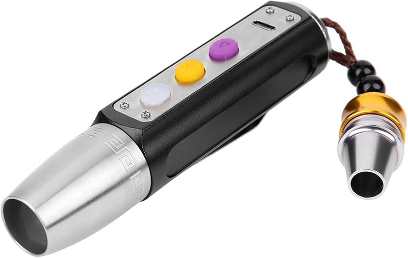 USB Rechargeable Jewelry Torch with 3 LEDs, Multifunctional Gems Testing Tool for Household Lighting, Compact Aluminum Alloy Material - Image 5