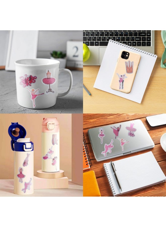 كليڤر بلاي مجموعة من 100 ملصق راقصة باليه، هدايا حفلات راقصة باليه، ديكورات أعياد الميلاد - Image 5