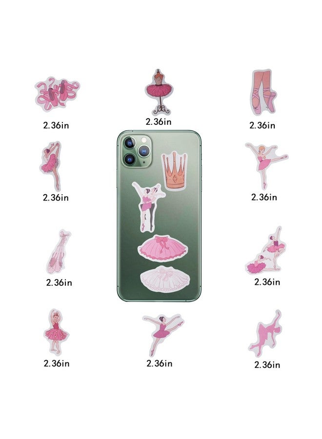 كليڤر بلاي مجموعة من 100 ملصق راقصة باليه، هدايا حفلات راقصة باليه، ديكورات أعياد الميلاد - Image 4