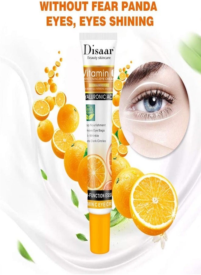 Disaar Vitamin C Whitening Eye Cream Hyaluronic Acid 25ml  - Image 3