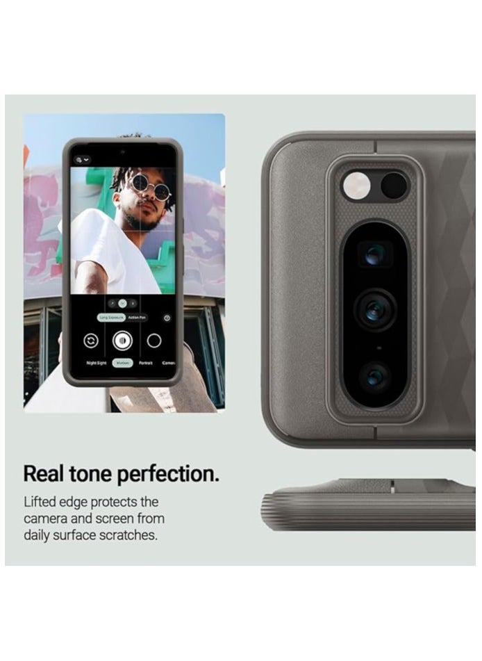 Caseology - Caseology Parallax Pixel 8 Pro [Military Grade Drop Tested] TPU Case for Google Pixel 8 Pro case 5G, 3D Pattern (2023) - Ash Gray - Image 1
