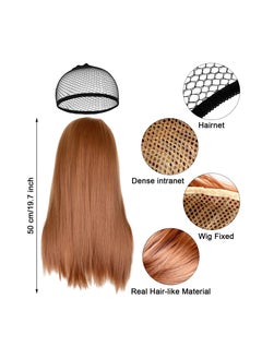 Excefore 90s Rocker Costume Set Rock Costume Includes Wig, Gloves, Wig cap, Sunglasses and Bandanas for Halloween Men Women Cosplay Accessories  - Image 5