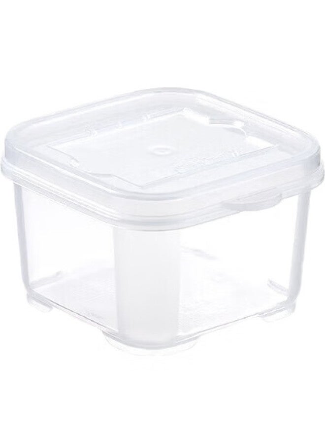Baijie Food Sample Storage Containers, Kindergarten School Hotel Fresh-Keeping Material Sampling Boxes, Single Compartment 250Ml, 5-Pack - Image 3