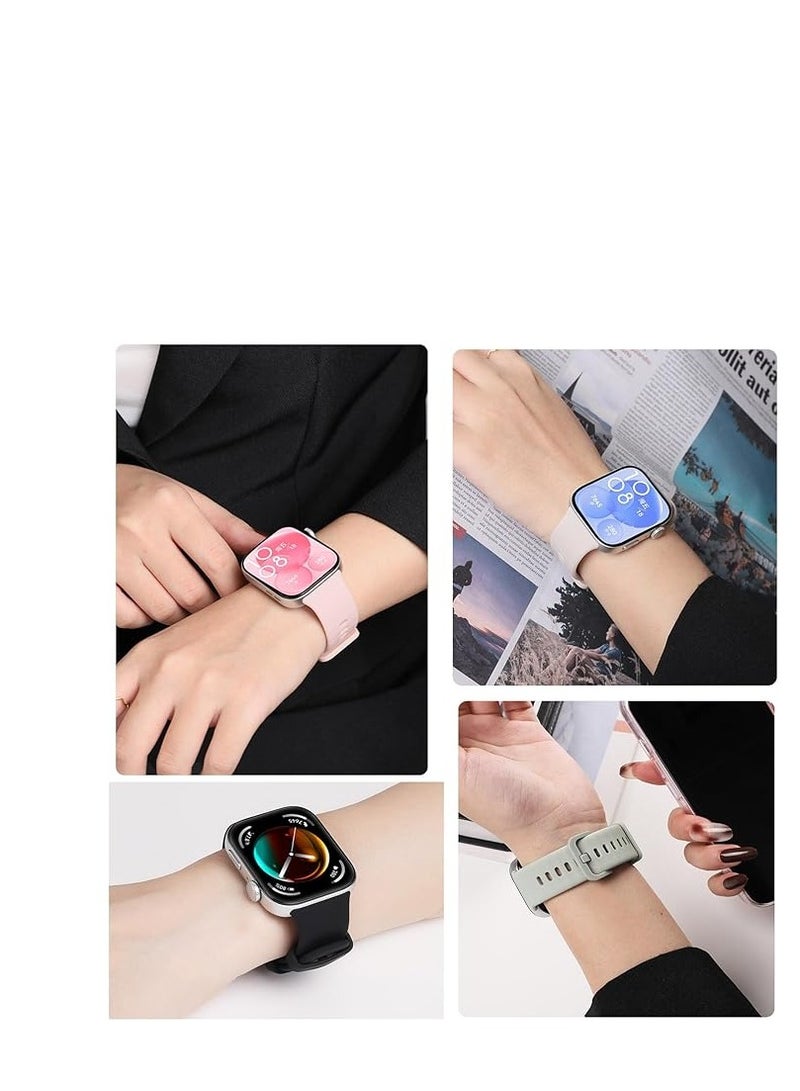Silicone Bracelet for Huawei Watch Fit 3 Strap, white - Image 2