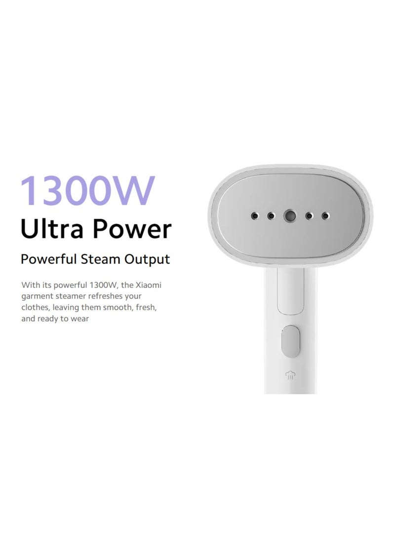 Xiaomi Handheld Garment Steamer | Foldable | Die-cast aluminum panel | 2-in-1 design for Horizontal or Vertical | 160 ml 1300 W MJGTJ02LF White - Image 4