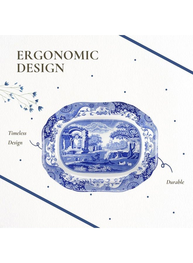 Spode [Default] Blue Italian Dish 37Cm 14 - Image 2