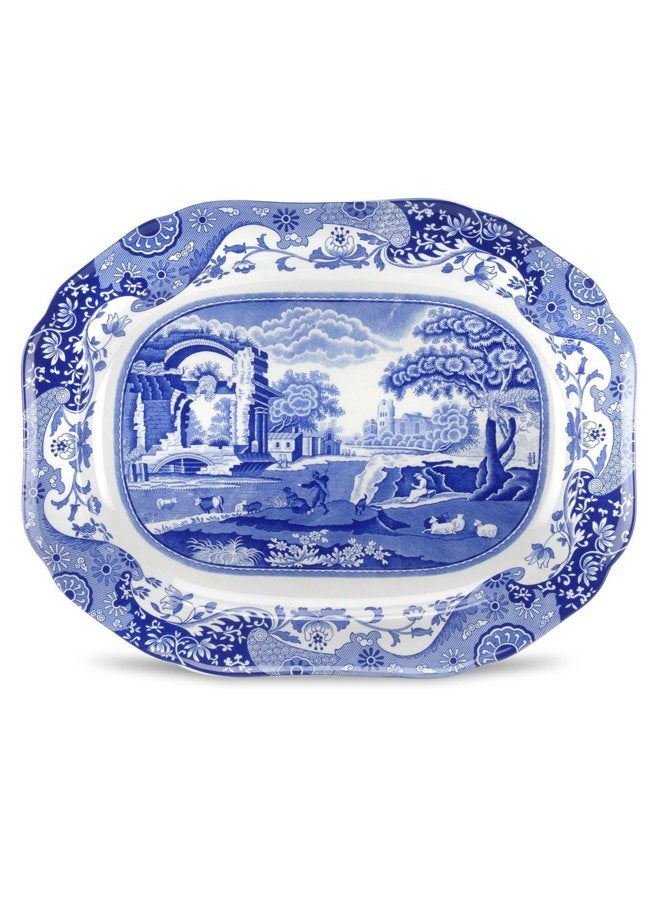 Spode [Default] Blue Italian Dish 37Cm 14 - Image 1