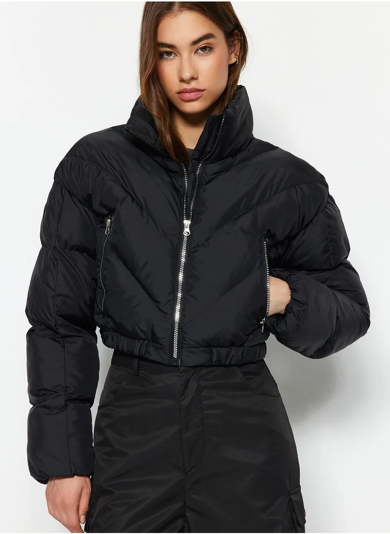 trendyol Puffer Crop Jacket