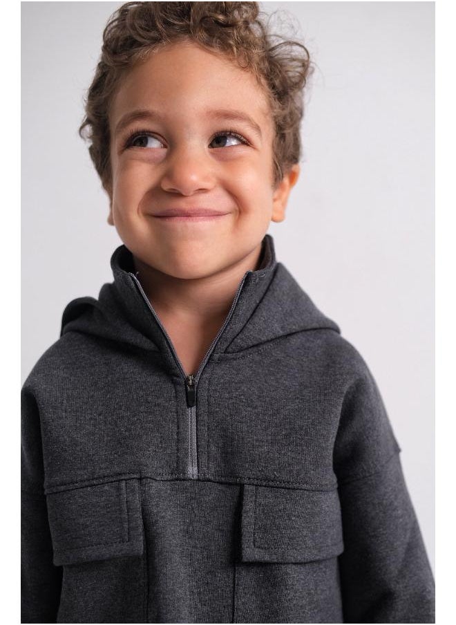 playmore - Unisex Dark Grey 2-Piece Outfit Set - Image 1