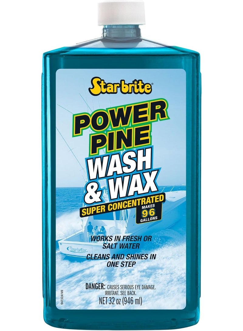 Star Brite غسيل وزيت قارب ستار برايت باور باين سوبر مركّز - يصنع 96 جالون - 32 أونصة (094732) - Image 4