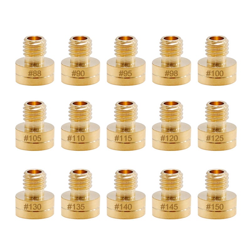 SYOWADA 15 Pcs Carburetor Main Jet Kit Replacement for Mikuni VM22 VM24 VM26 Carburetor Used on 125cc 150cc 200cc 250cc Engine Motorcycle Dirt Pit Bike 15 PCS - Image 3