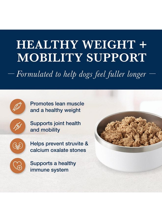 Blue Buffalo Natural Veterinary Diet W+M Wet Dog Food, Weight Management + Mobility Formula, Veterinarian Prescription Required, Whitefish, 12.5-oz Can (Pack of 12) - Image 3