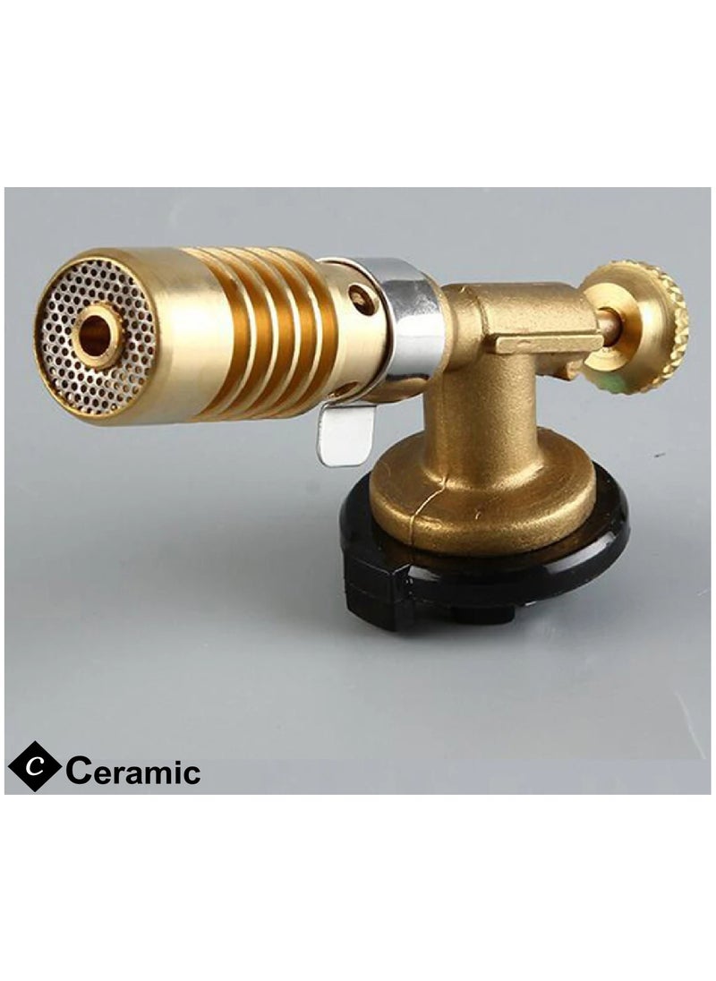 CERAMIC Camping Gas Torch High Power Outdoor Portable Burners Charcoal Burning Tool Picnic BBQ Cooking Flamethrower  - Image 3