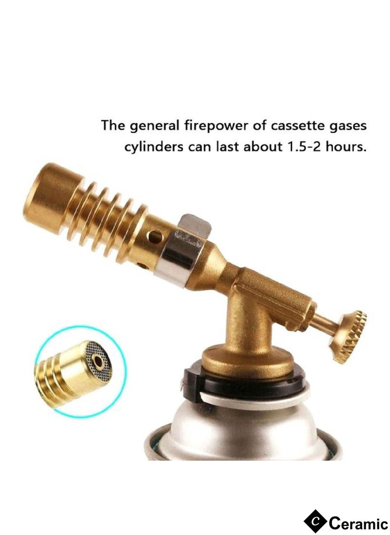 CERAMIC Camping Gas Torch High Power Outdoor Portable Burners Charcoal Burning Tool Picnic BBQ Cooking Flamethrower  - Image 4