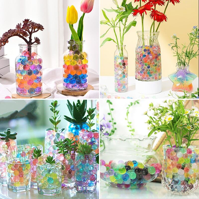 GNR Crystal Soil Water Balls Rubber Jelly Beads Growing Orbezz - Pack of 25,000 Pcs | 250 Grams (Multicolor) - Image 2
