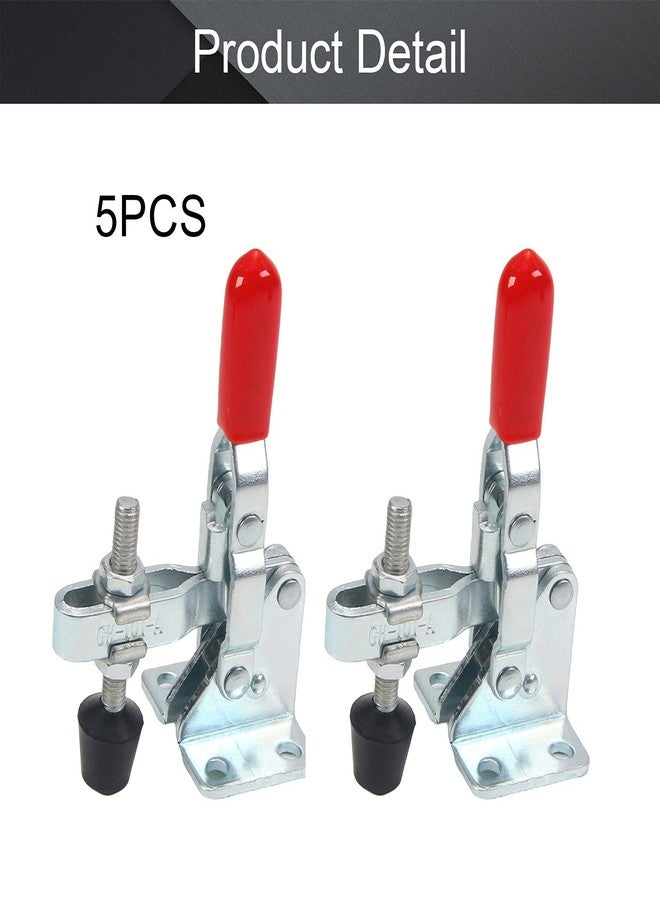 اتول مارت مشبك تثبيت عمودي من يو تول مارت، GH-101-A، مشبك سريع الفك، سعة تحمل 50 كجم، مشبك تثبيت قابل للتعديل، 5 قطع - Image 3