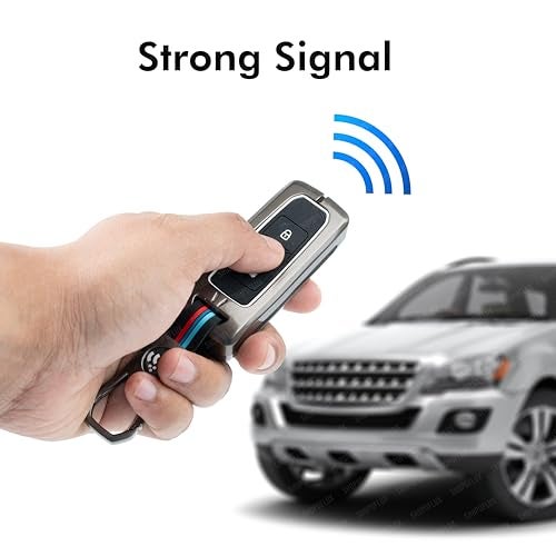 SHOPOFLUX Metal Car Key Cover Compatible for MG Hector 3 Button Smart Key - Image 3