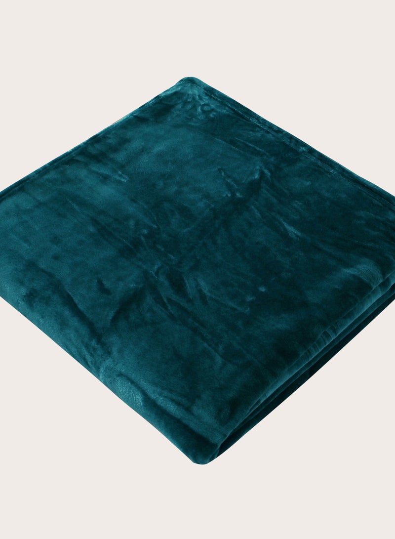 MORANO Morano Viva Blanket – Dyed Model, 220x240 CM, Lightweight Ultra-Soft Polyester Throw with Elegant Finish, Stylish Colors,Warm and Cozy Blanket for Bed or Sofa  - Image 2